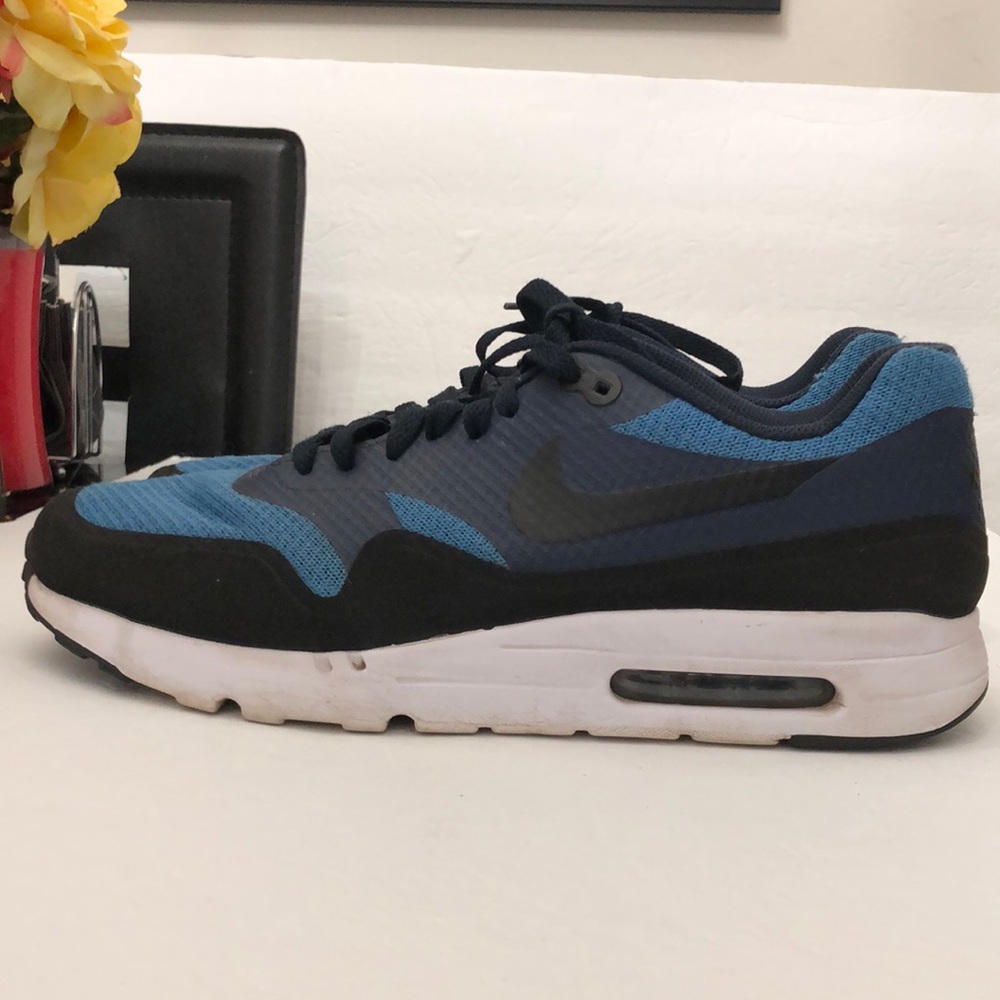 NIKE AIR MAX 1 UTRA STAR BLUE RUNNING SNEAKERS MENS SIZE 10.5